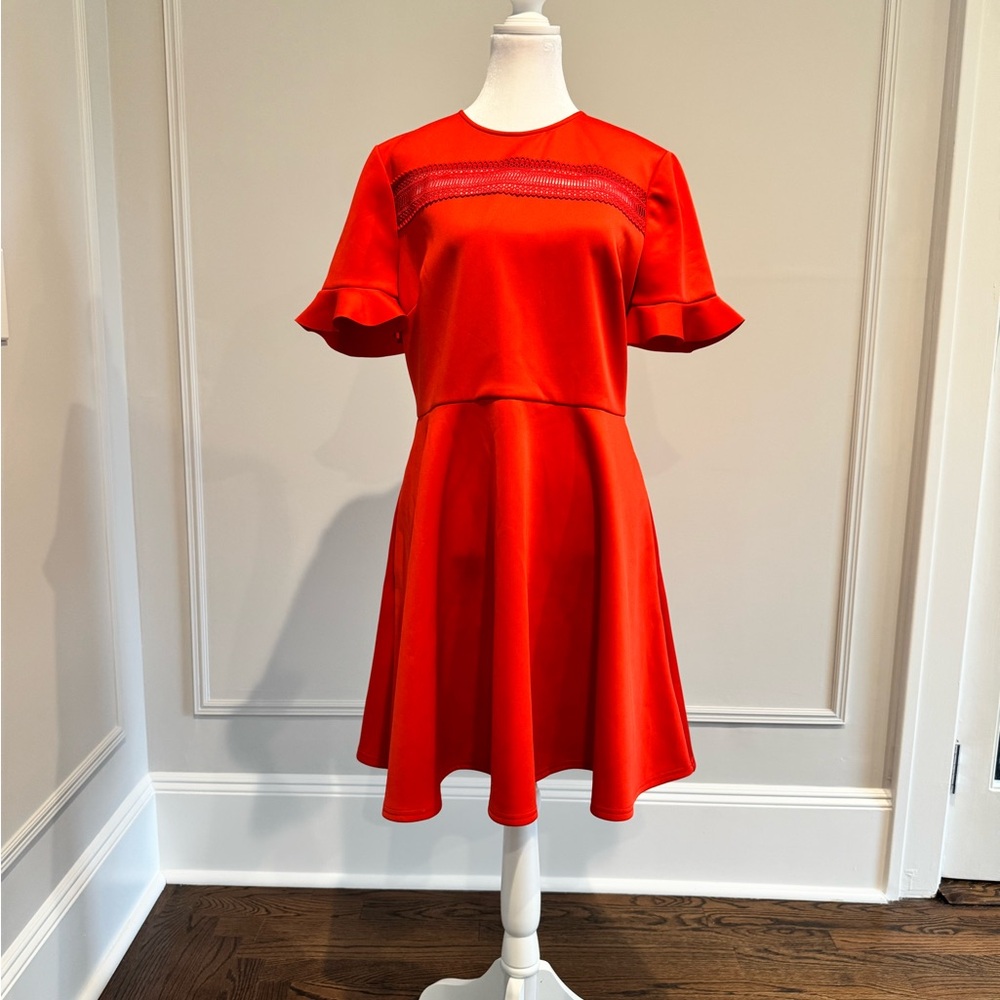 Ted Baker Vibrant Red Dress size 12 (TB 5)